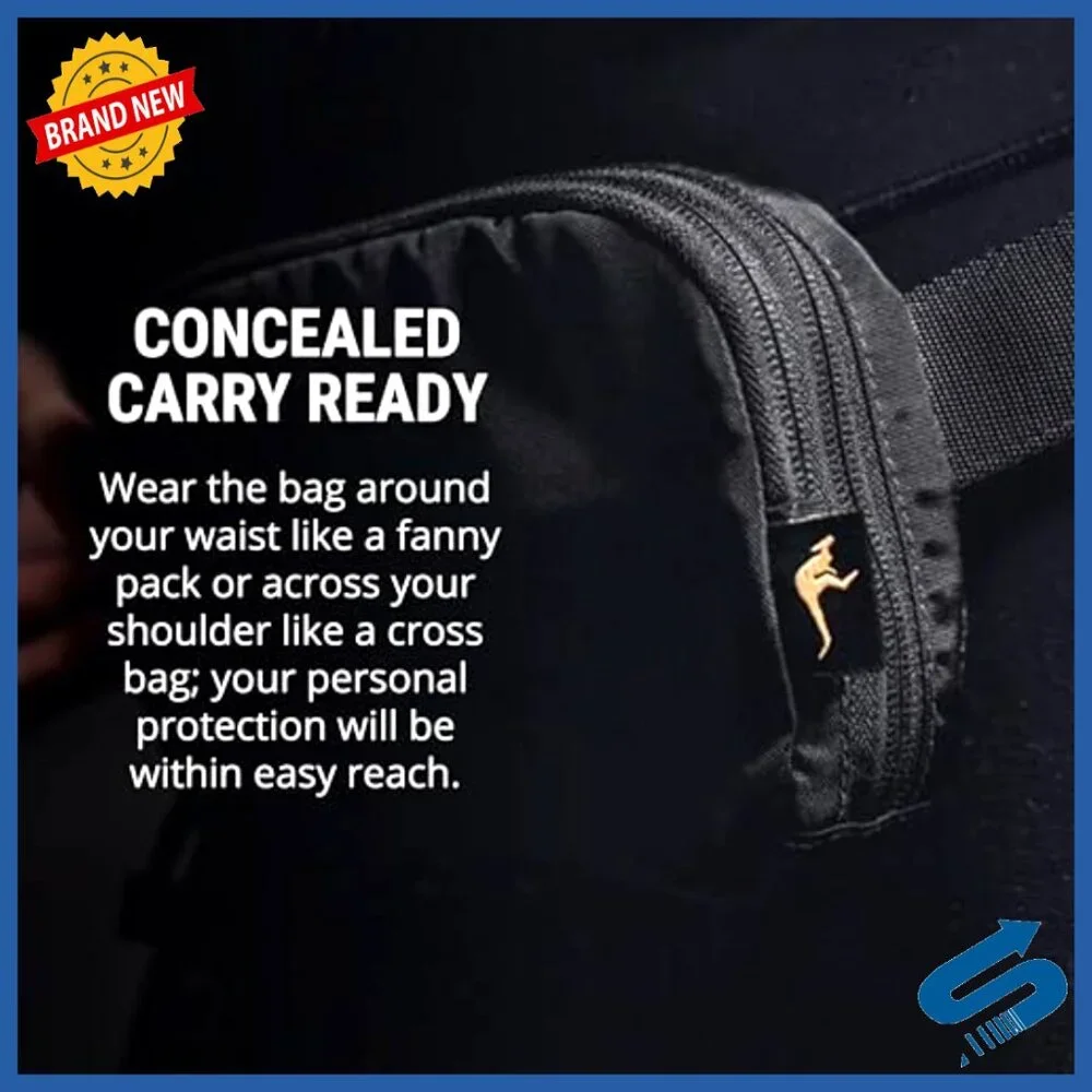 Concealed Carry Fanny Pack with Adjustable Holster Cross Body Strap